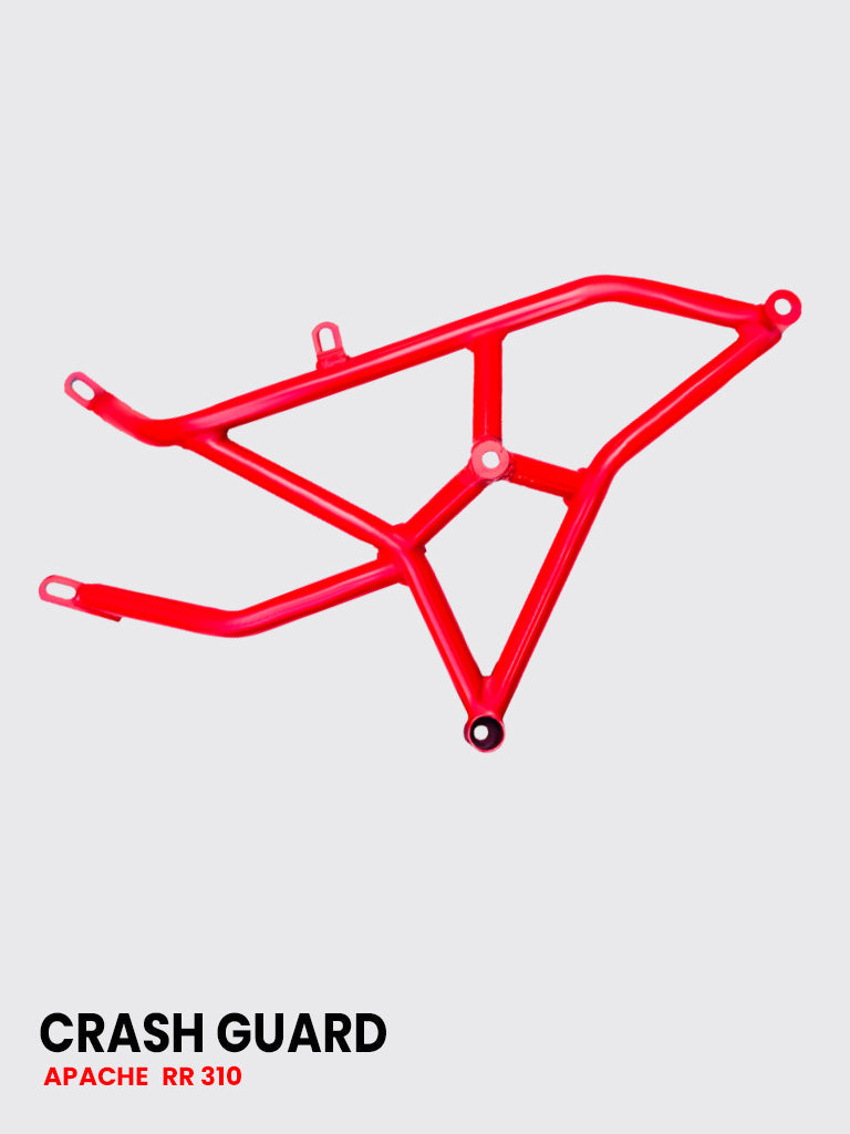 Apache RR310 crash guard with metal slider - SB 1002-RED