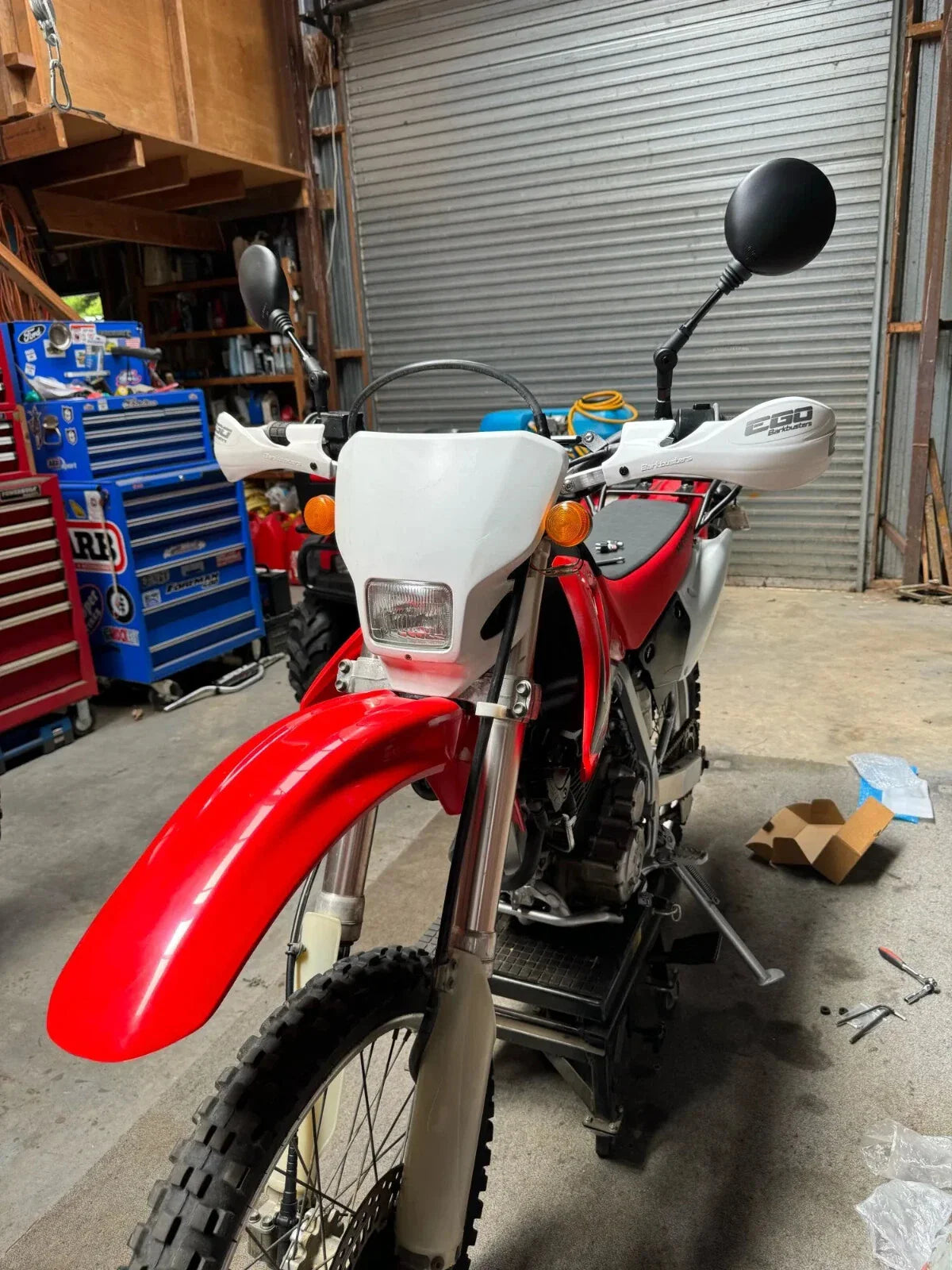 SPIKI CF Touring Mirrors (Pair) | 360 Degree Foldable Rear View Mirrors | Wide View | Universal Fit for Motorcycles