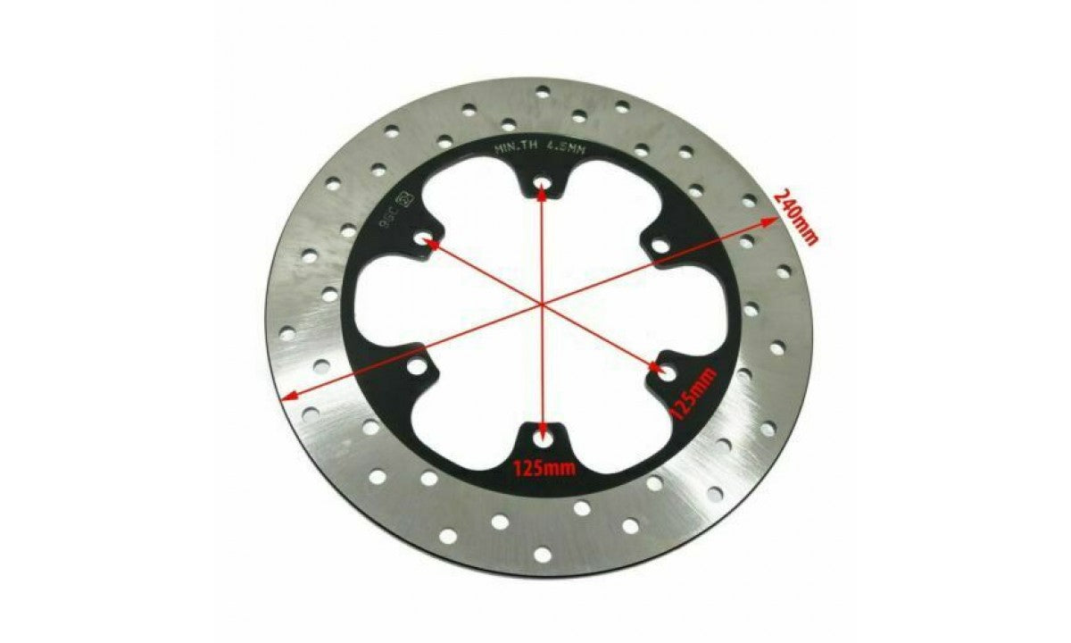 Rear disc brake plate for bajaj pulsar 220 bs6
