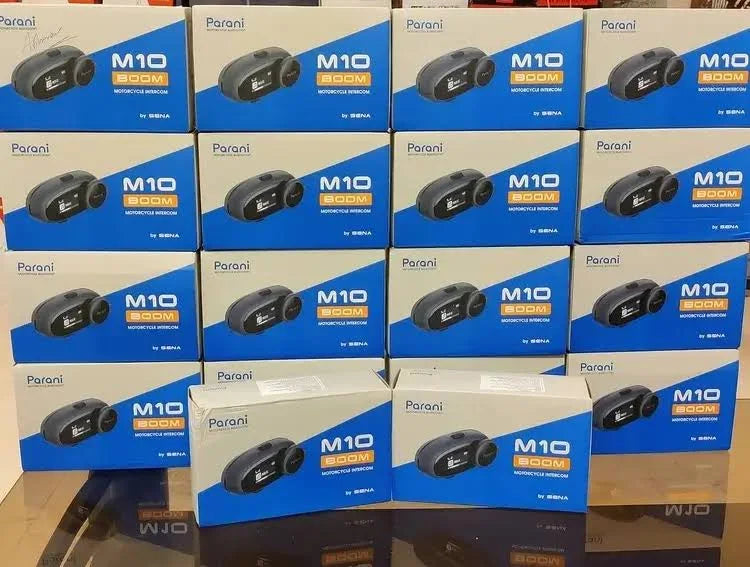 PARANI M10 Motorcycle Intercom- by SENA with 2 years warranty