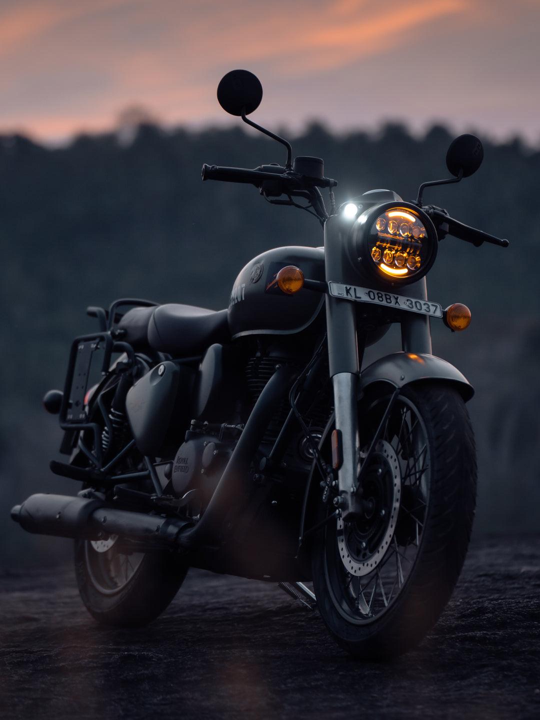 Spitfire Reborn Fire Bolt Moon Top Headlight - Moto Modz