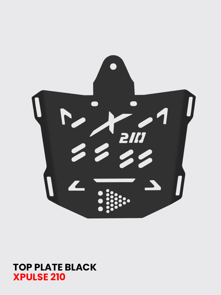 TOP PLATE BLACK FOR XPULSE 210 2025 / SB 1040-BLACK