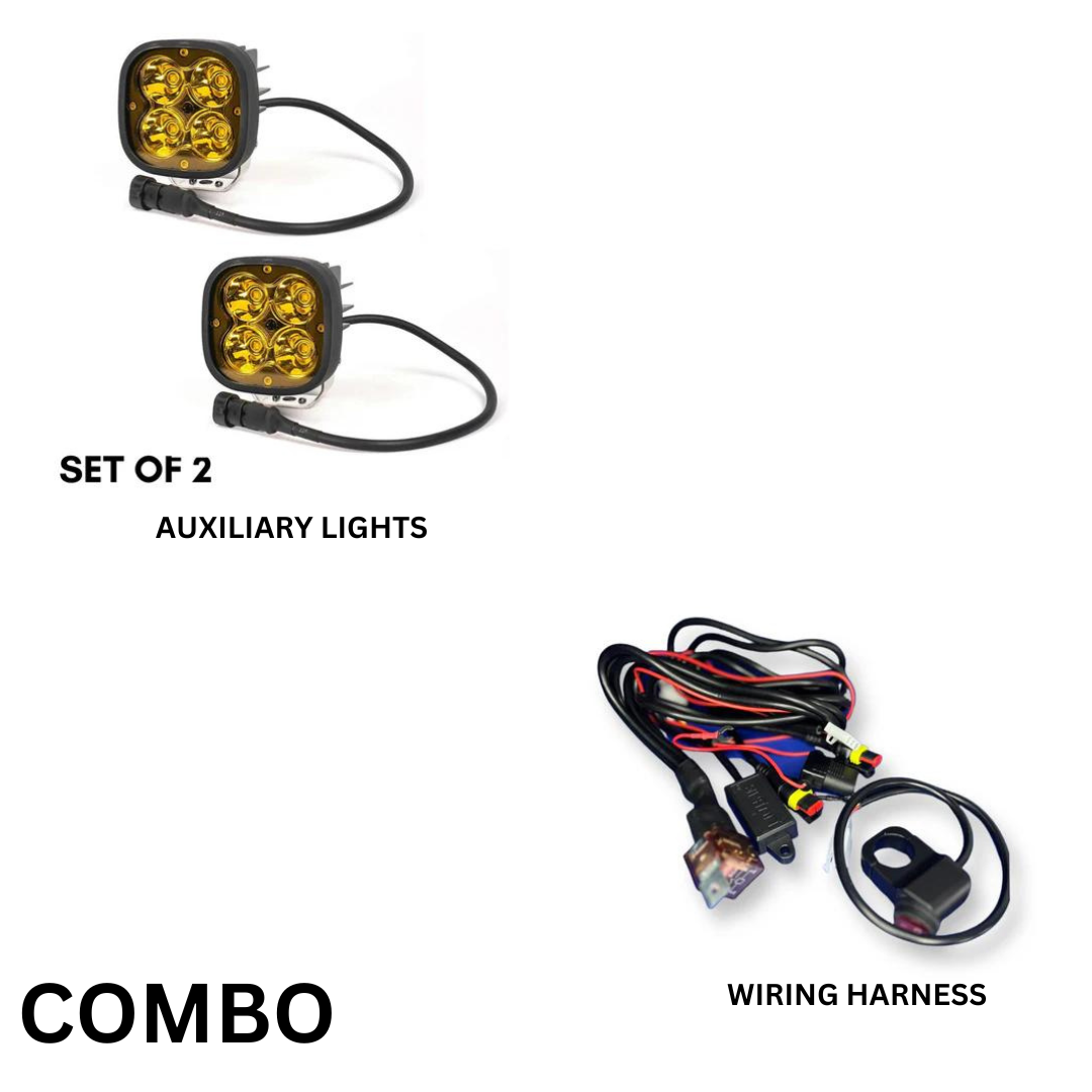 LIU HJG 60W Cree Fog light (Set of 2) with yellow filter cap - ( ORIGINAL)