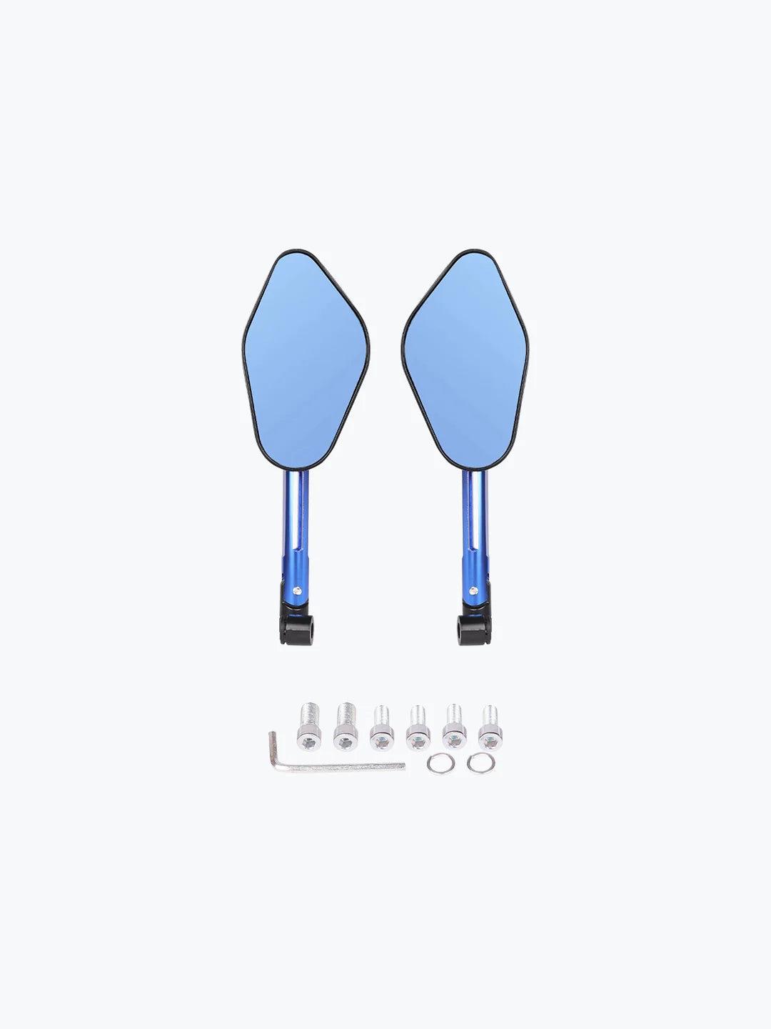 Veloce Mirror Blue LF1001-1 - Moto Modz