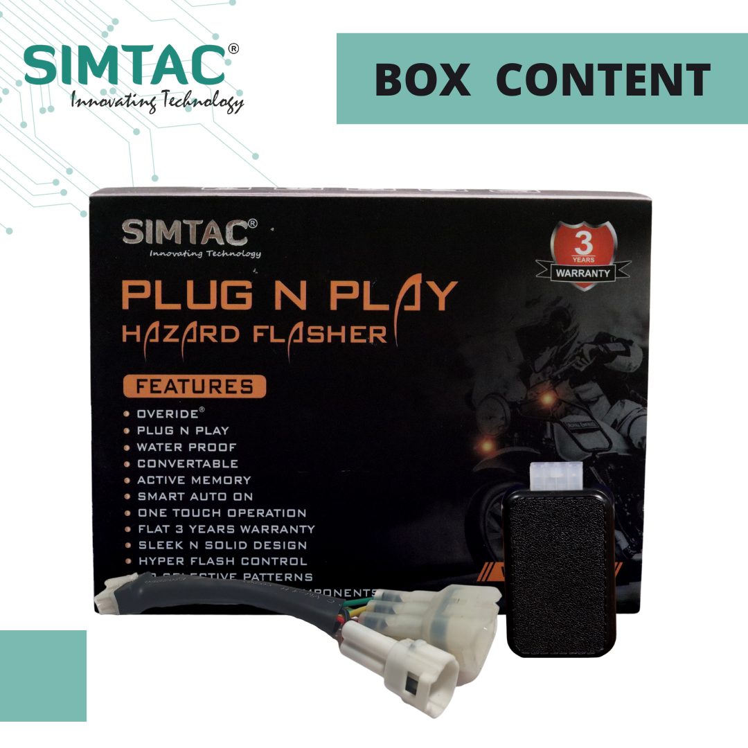 Simtac with switch hazard flasher for yezdi (YZD-WS6)