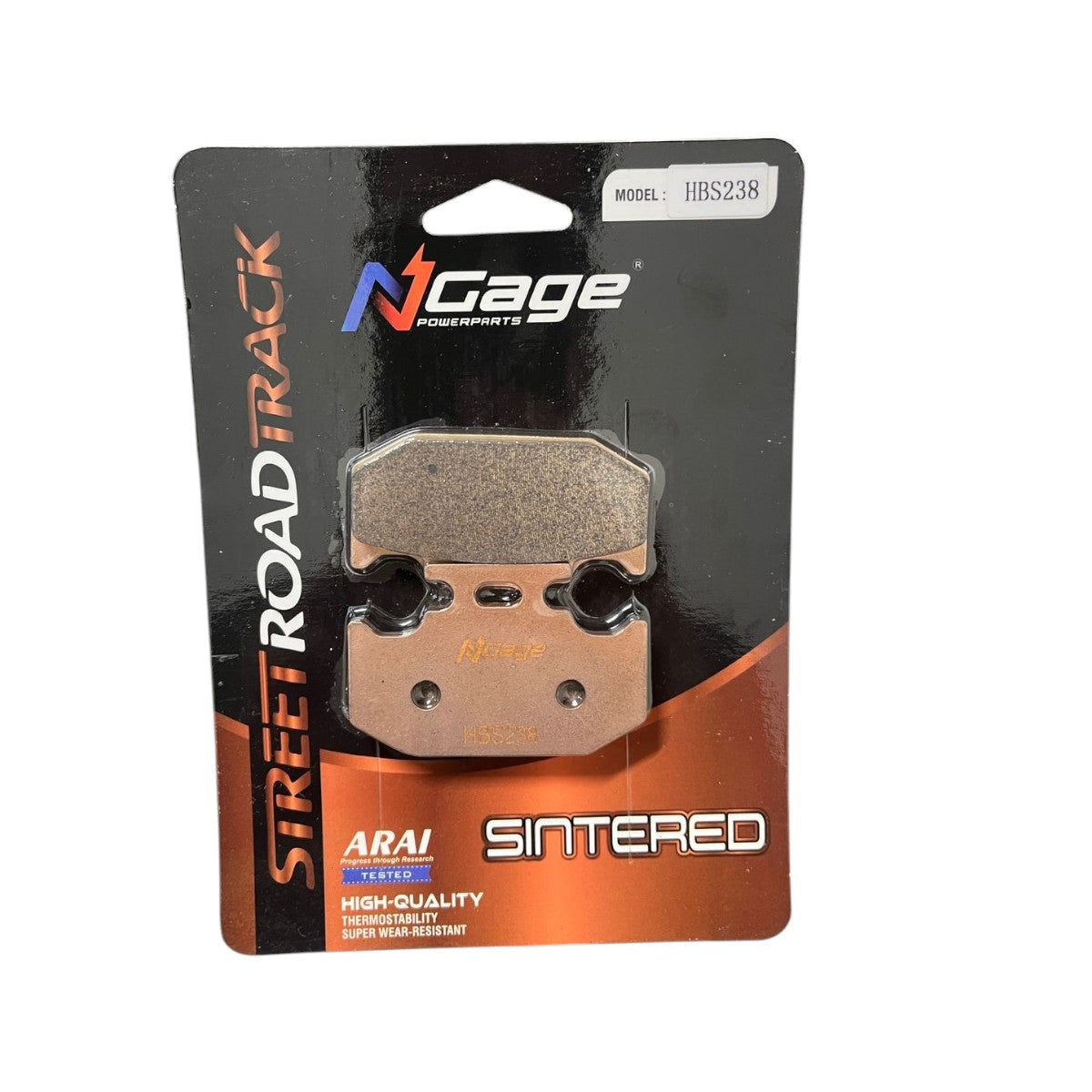 YAMAHA XSR 155 | REAR sintered brake pads | NGAGE POWERPARTS - ARAI Certified for Extreme Performance