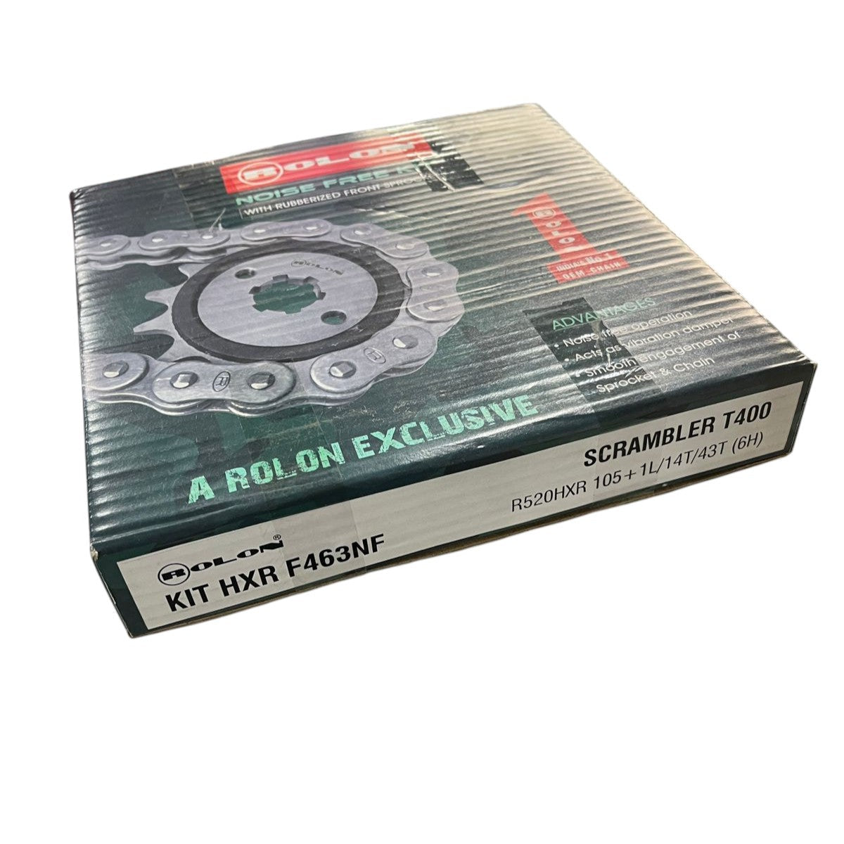 Triumph Scrambler T400 Rolon Noise Free Chain Sprocket Kit F 463NF