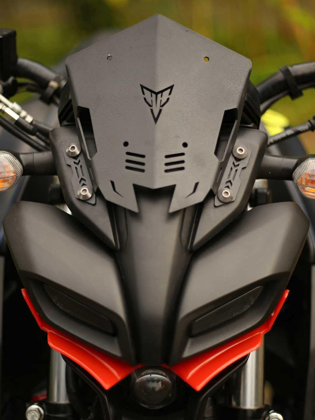 Yamaha MT 15 Metal Visor - Moto Modz