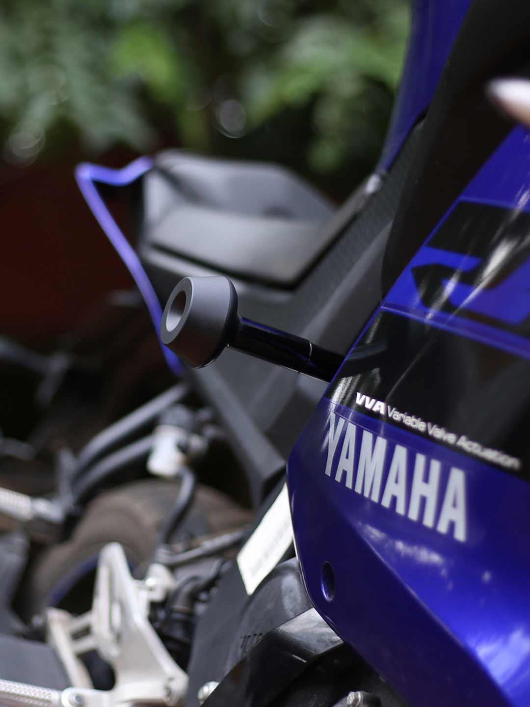 Yamaha R15 V3 Frame Slider Savage Round Edge - Moto Modz