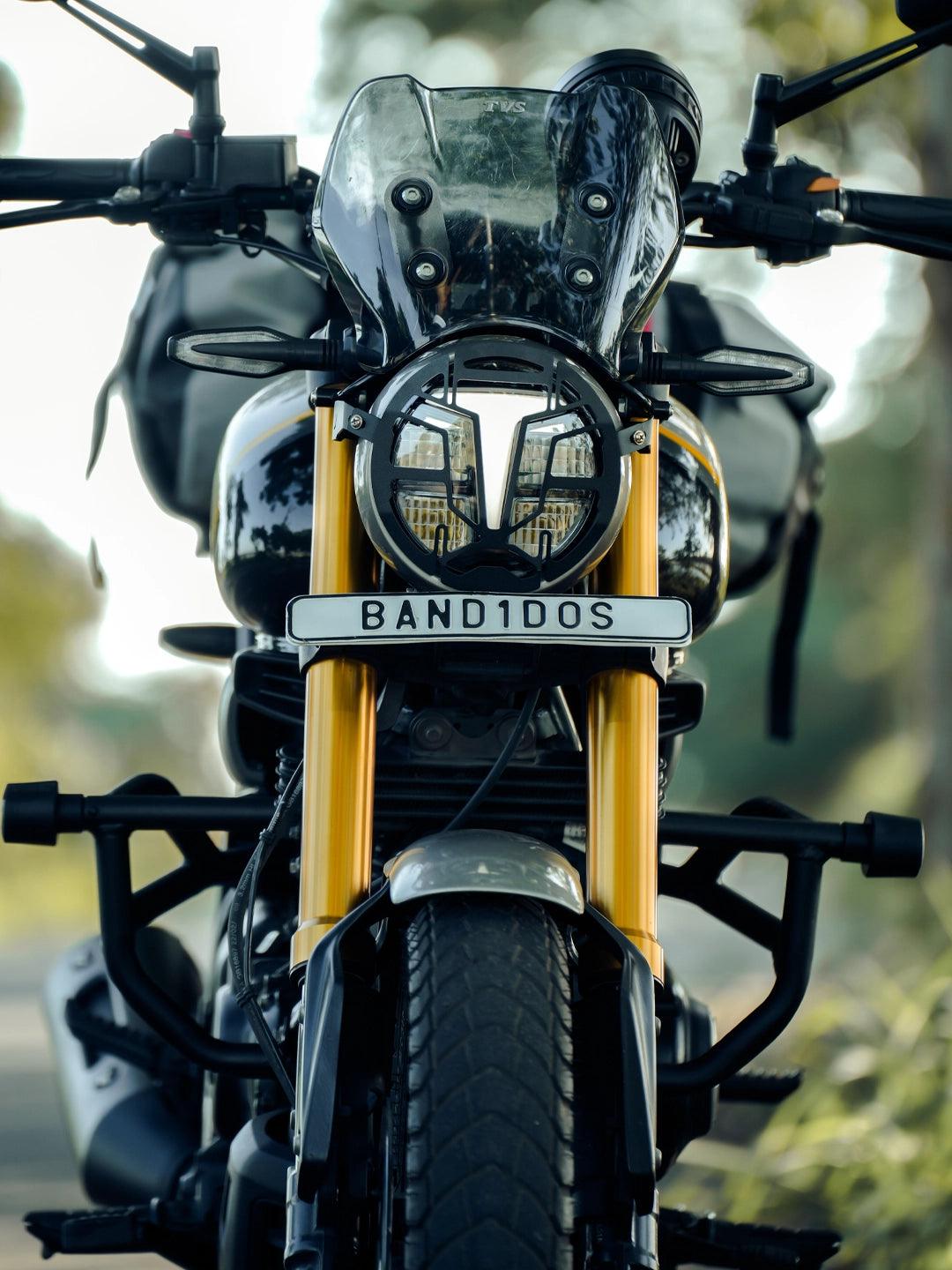 JB TVS Ronin Crashguard With Mat Slider - Moto Modz