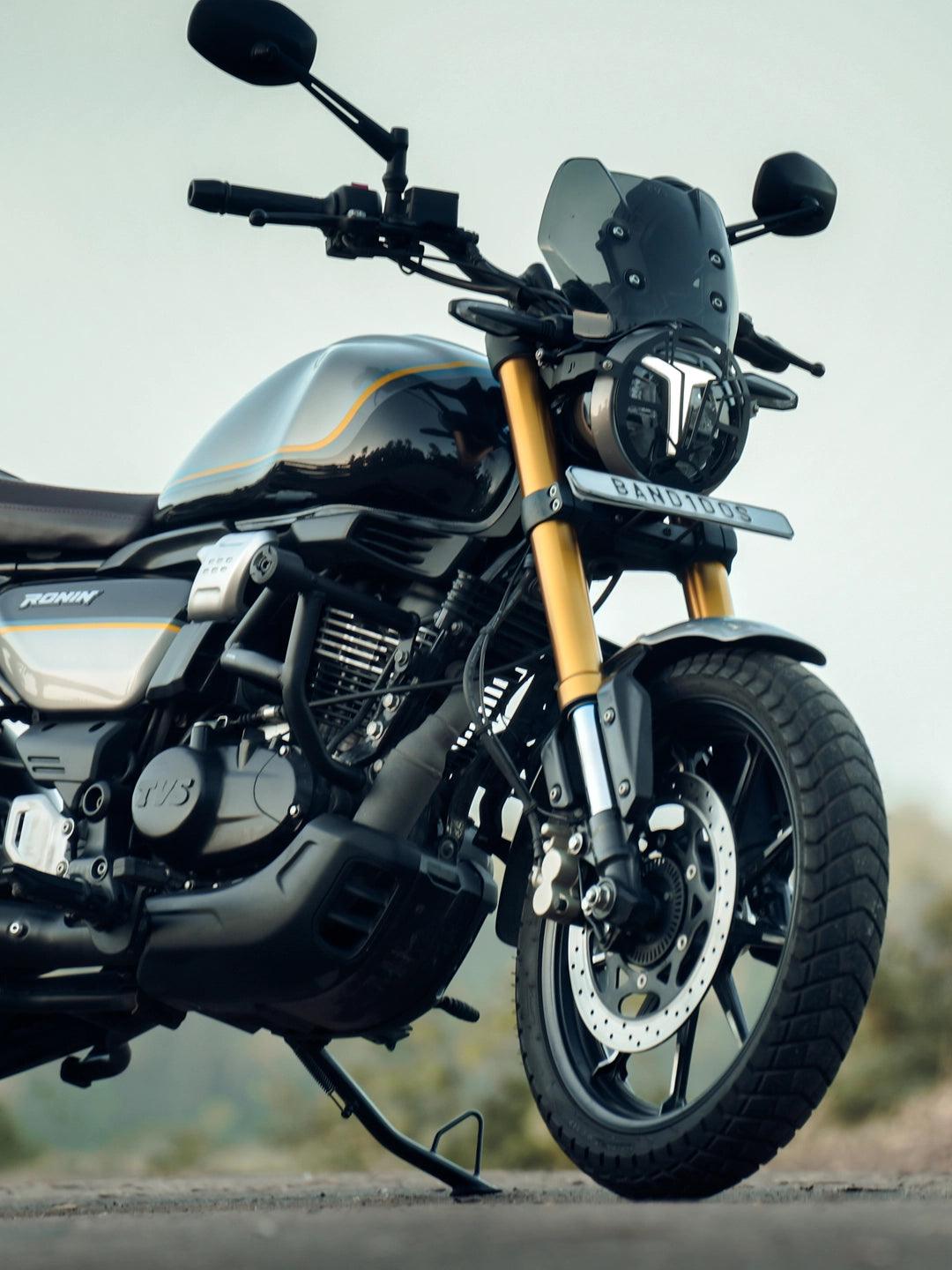 JB TVS Ronin Crashguard With Mat Slider - Moto Modz