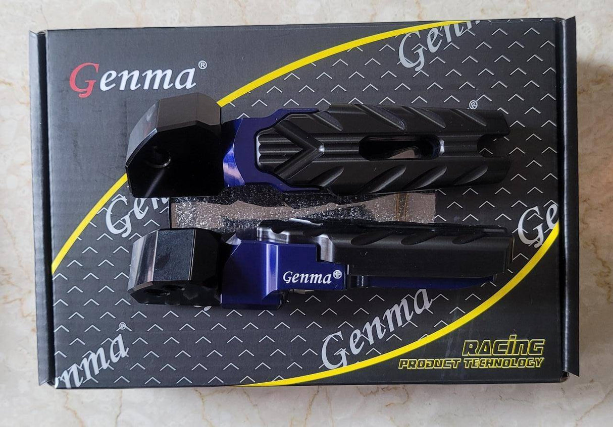 YAMAHA AEROX ACCESSORIES INDIA YAMAHA AEROX REAR FOOTREST SET CNC GENMA
