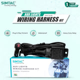 SIMTAC AUXILIARY LIGHTS DUAL COLOR WIRING HARNESS KIT | FOR BIKE &amp; CARS | FLH-2W ( WITHOUT FLASHING )