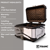 TAANC Overlander 117 Touring Setup 03 – Himalayan 45 Top Box + Twin 36 Panniers | Aluminium Combo