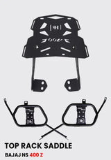 BAJAJ NS 400 Z TOP RACK WITH SADDLE STAY - SB 990