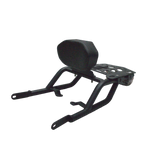 CNC CARRIER WITH PLATE AND BACKREST FOR HIMALAYAN - BLACK