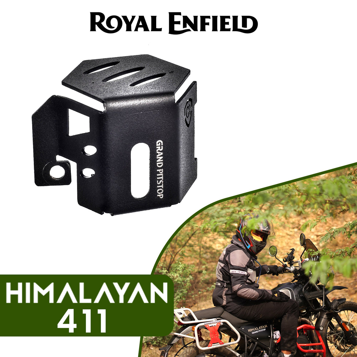 Rear Brake Fluid Cap For Royal Enfield Himalayan - BS6 Model (2020-2021) - Black
