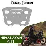 Top Rack Plate For Royal Enfield Himalayan - BS6 Model (2020-2021) - Silver