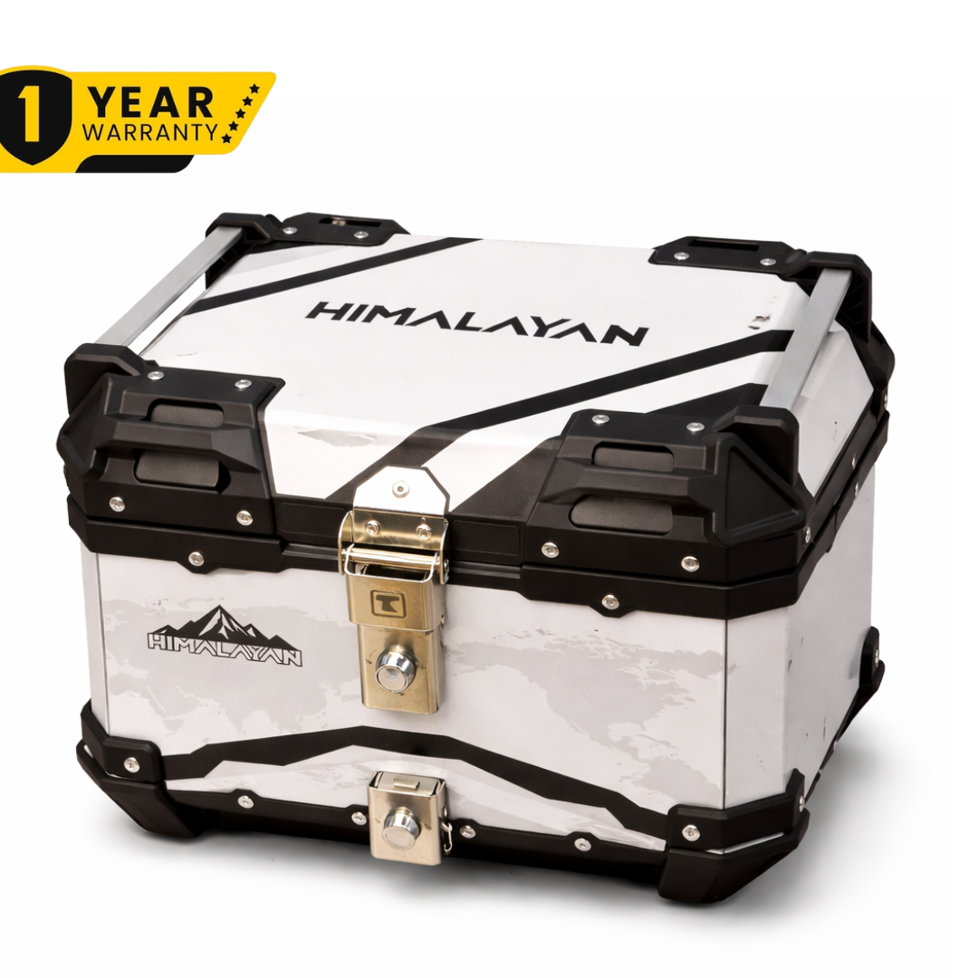 TAANC Overlander 117 Touring Setup 03 – Himalayan 45 Top Box + Twin 36 Panniers | Aluminium Combo
