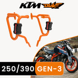 CRASH GUARD (PAIR) for KTM DUKE 390/250 Gen 3 - Orange