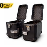 TAANC Nomad Twin Panniers – Stealth Black | 36L Aluminium Side Boxes for All Motorcycles
