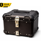 TAANC Urban Arc Top Box – Stealth Black | 45L Aluminium WP Motorcycle Storage Box with Rounded Design