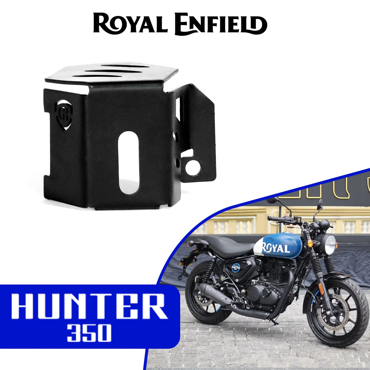REAR BRAKE FLUID CAP - Black for Royal Enfield Hunter