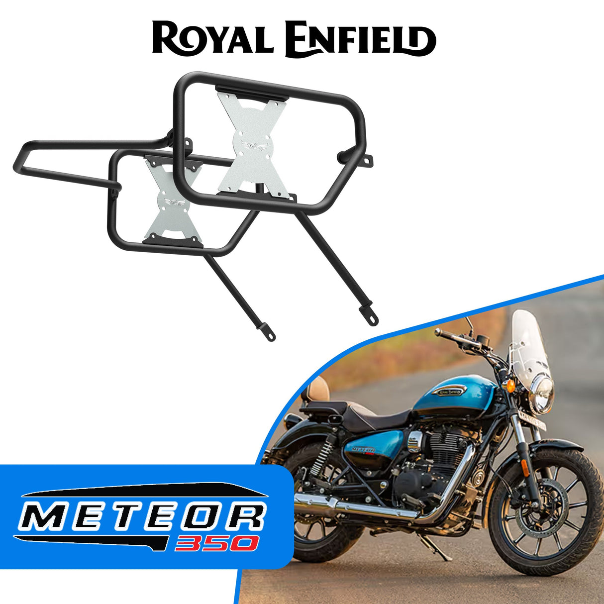 Saddle Stay for Royal Enfield Meteor 350 - Black