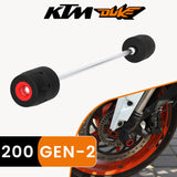 Front Fork Slider for KTM DUKE 200 Gen 2 Black
