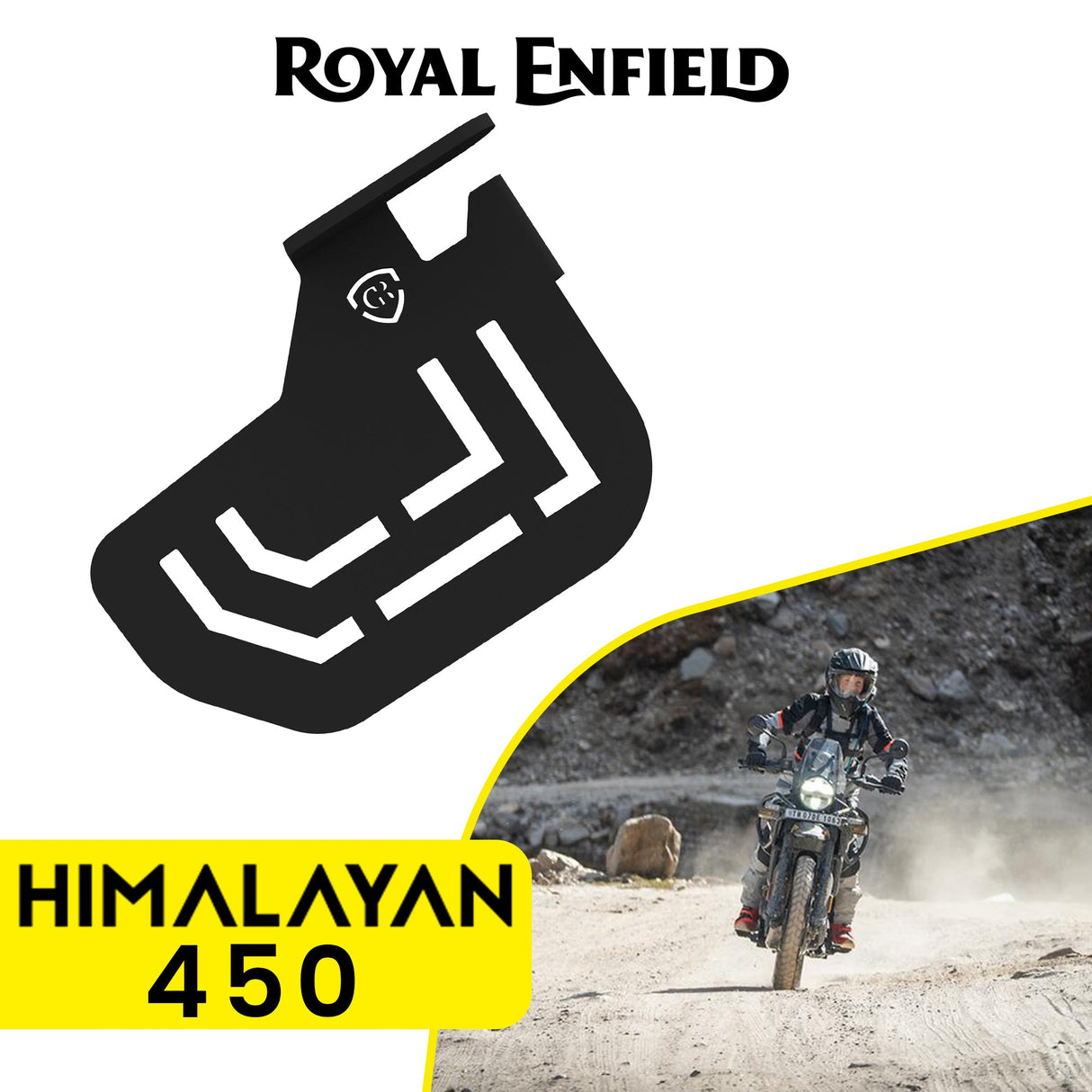 Pillion Footrest for Royal Enfield Himalayan 450 - Black-Left