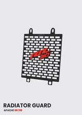 RR310 Radiator Guard - RD 917 - ht exhaust BLACK RED