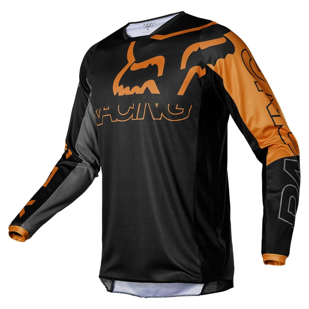 F.O.X Racing 180 SKEW JERSEY/PANTS BLACK/ORANGE  - S Size