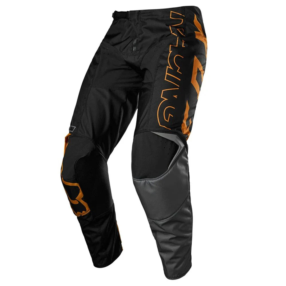 F.O.X Racing 180 SKEW JERSEY/PANTS BLACK/ORANGE  - S Size