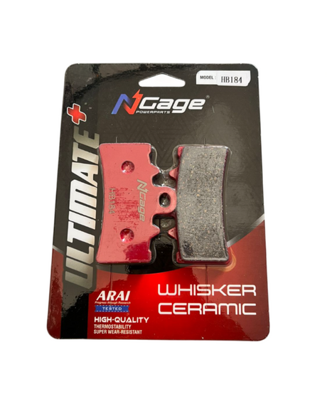 TVS - BMW (310 R /GS/ RR ) |front and rear whisker ceramic Ultimate + brake pads | NGAGE POWERPARTS - COMBO