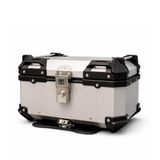 TAANC Urban Swift Top Box – Aero Silver | 22L Compact Motorcycle Storage Box for Daily Use
