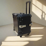 Trolley Top Box 2.0 | LGP -55L Premium fits all motorcycle  | Movable wheels | Quick Release - BLACK