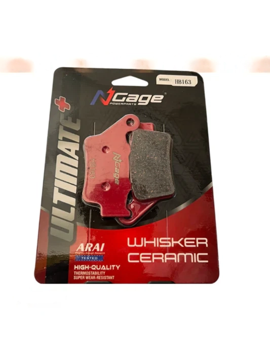 TVS - BMW (310 R /GS/ RR ) |front and rear whisker ceramic Ultimate + brake pads | NGAGE POWERPARTS - COMBO