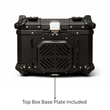 TAANC Nomad Atlas Top Box – Stealth Black | 45L Aluminium MC Motorcycle Touring Storage Box