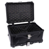 LGP 80 litres | aluminium alloy top box | Waterproof | BLACK X TYPE ( fits all motorcycles )