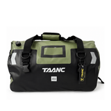 TAANC Terra Series Motorcycle Tail Bag 40L Waterproof Duffel Bag for Adventure Touring, Camping & Cycling – Green Black