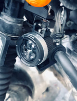 LIU HJG 124 P49 Dual Lens 120W with wiring harness New Model with Power Adaptor 2*60W = 120W Total) Universal For All Cars & Bikes