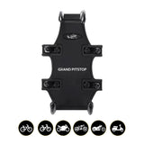 4-Sided Grip Mobile Holder with Anti Theft Handlebar Mount