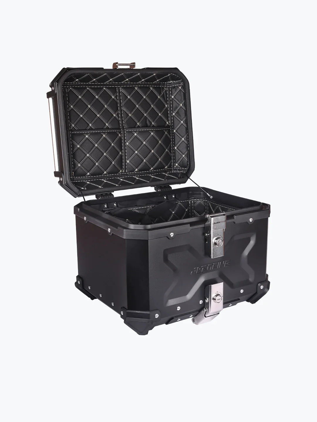 TOP BOX ( CASE) 45LTRS BLACK PREMIUM  BY JB RACING - UNIVERSAL