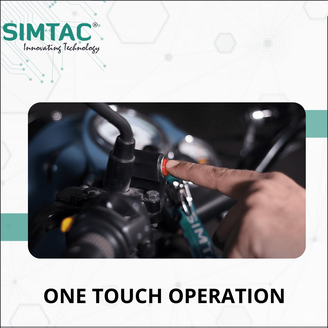 Simtac with switch hazard flasher for royal enfield super meteor 650 (RBC650-WS6)
