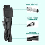 SIMTAC AUXILIARY LIGHTS DUAL COLOR WIRING HARNESS KIT | FOR BIKE &amp; CARS | FLH-2W ( WITHOUT FLASHING )