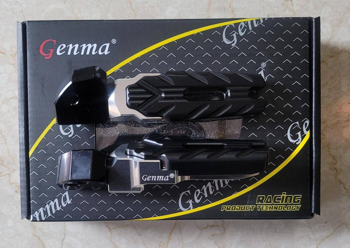 YAMAHA AEROX ACCESSORIES INDIA YAMAHA AEROX REAR FOOTREST SET CNC GENMA
