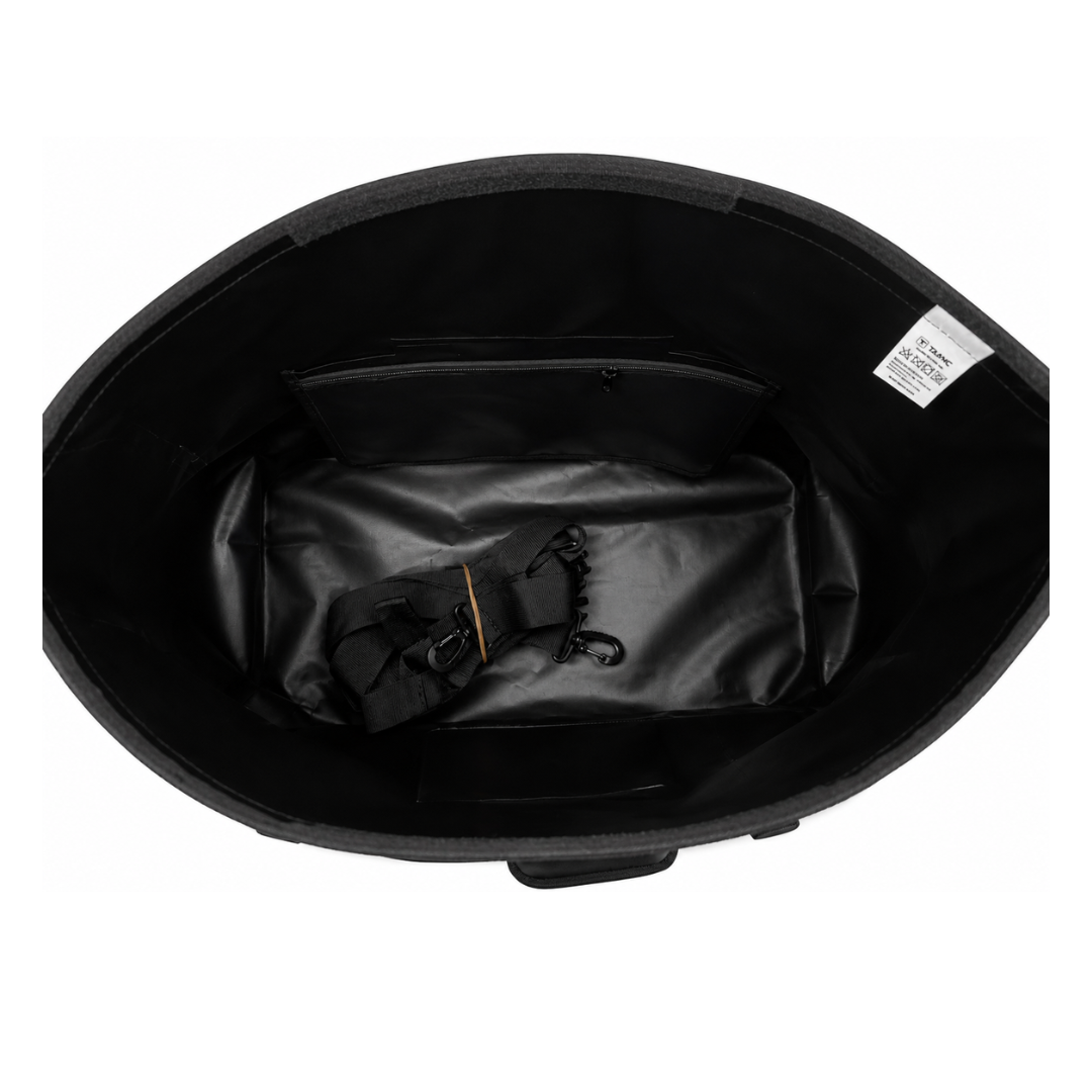 TAANC Terra Series Motorcycle Tail Bag 40L Waterproof Duffel Bag for Adventure Touring, Camping & Cycling – Black