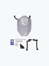 LCB Kawasaki Versys 650 Vambrace Bash Plate Silver