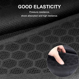 Motorcycle Honeycomb Gel Seat Cushion - Universal Fit & Breathable Design - Pillion