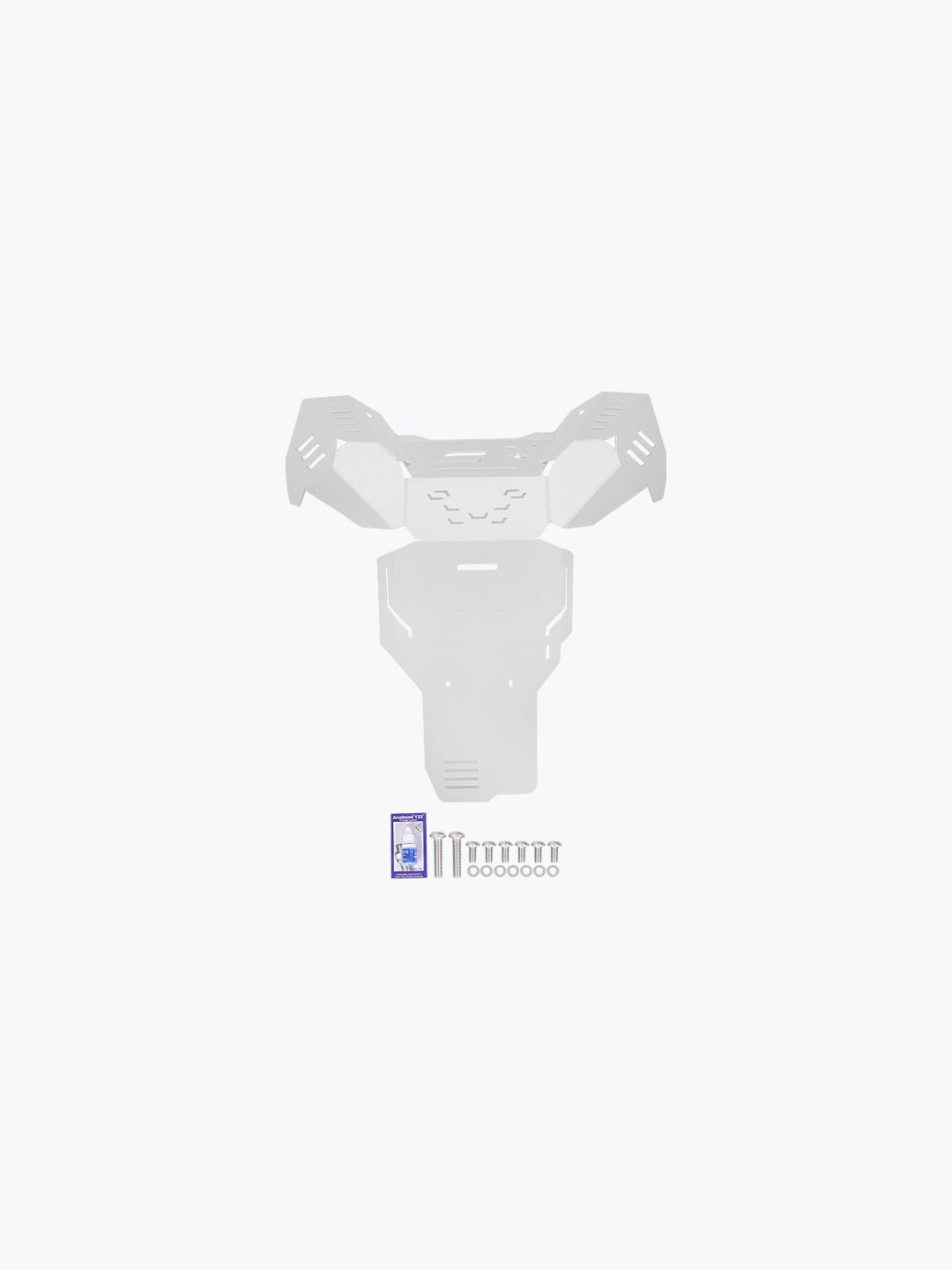 Legundary KTM ADV 890 Vambrace Bash Plate Silver